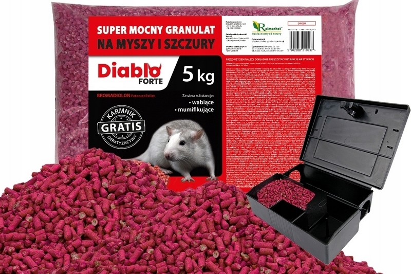 Diablo Forte jed proti myšiam a potkanom
